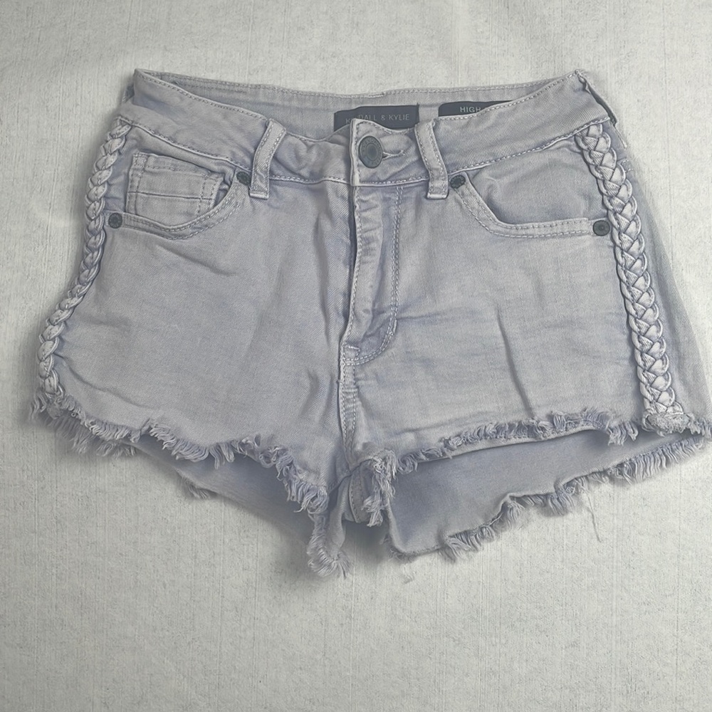 KENDALL & KYLIE HIGH-RISE SHORTS SIZE 0